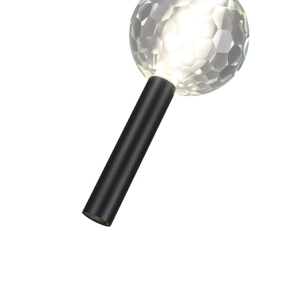 Светильник подвесной Crystal Lux ELVIRA SP8W LED 4000K BLACK, фото , изображение 3